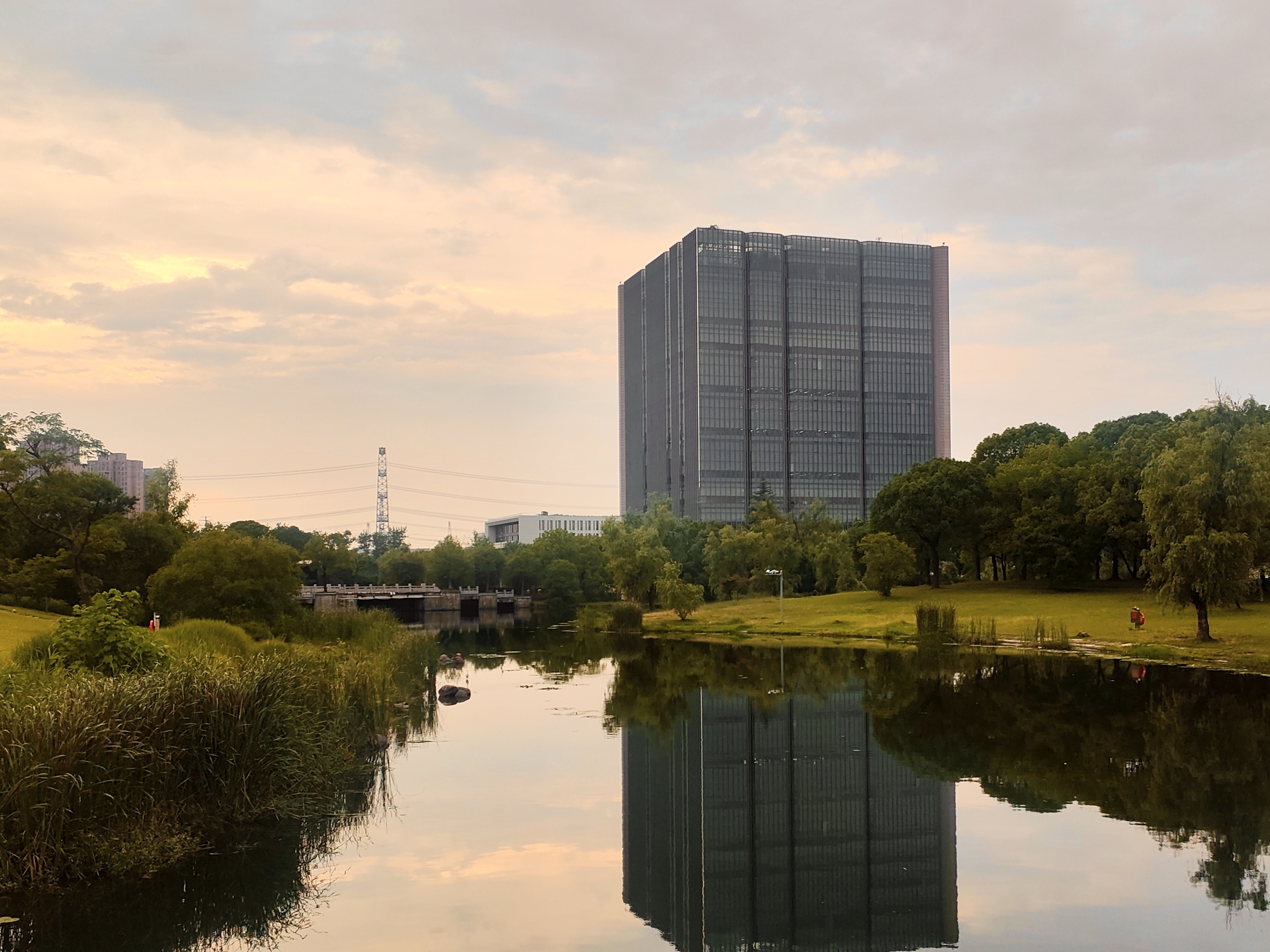 嘉定校区图书馆｜摄于中央大道｜2025-06-19